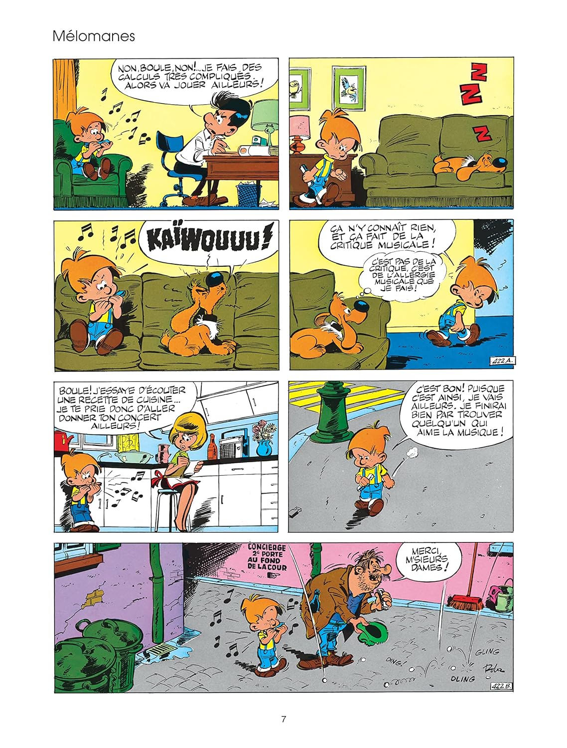 Truyện tranh tiếng Pháp - Boule &amp; Bill - Tome 11 - Bill De Match