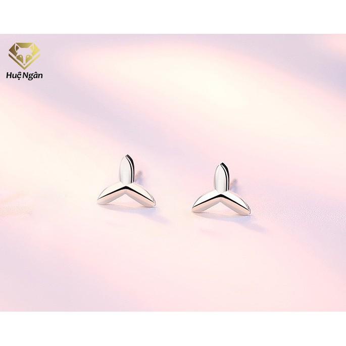 Bông tai bạc Ý 925 Huệ Ngân - Cỏ ba lá may mắn RYE141080