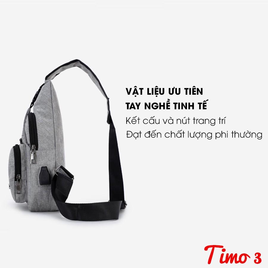 Túi chéo nam, Túi bao tử chất liệu da mềm cao cấp nữ hàng đẹp chất vải dù cao cấp nhiều ngăn tiện lợi TDCD1