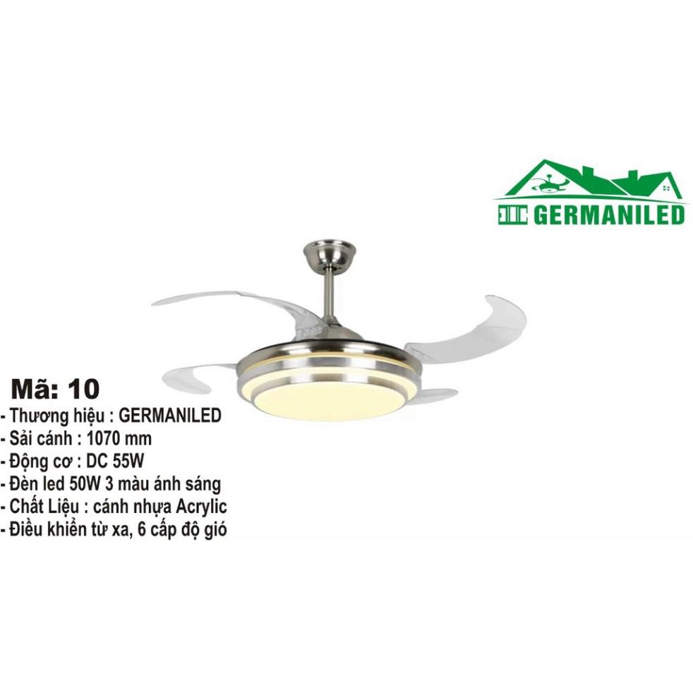 DC lõi đồng 6 tiêu chuẩn gió quạt trần trên nhà đèn dấu cánh, quạt trần trên nhà phòng khách, 3 màu