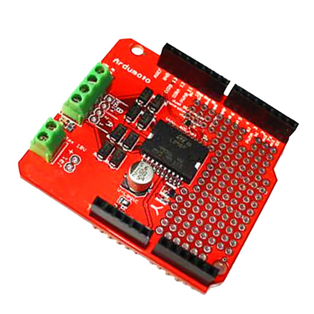 DC 2 Way Shield Motor Driver Module Board L298P Ardumoto for