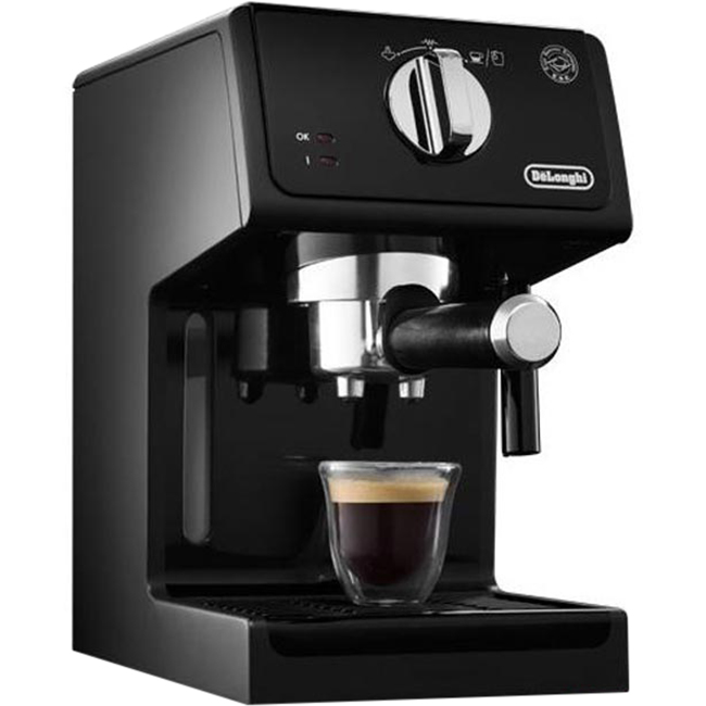 Máy Pha Cà Phê Espresso Delonghi ECP31.21 (1100W) - Đen - Hàng Chính Hãng