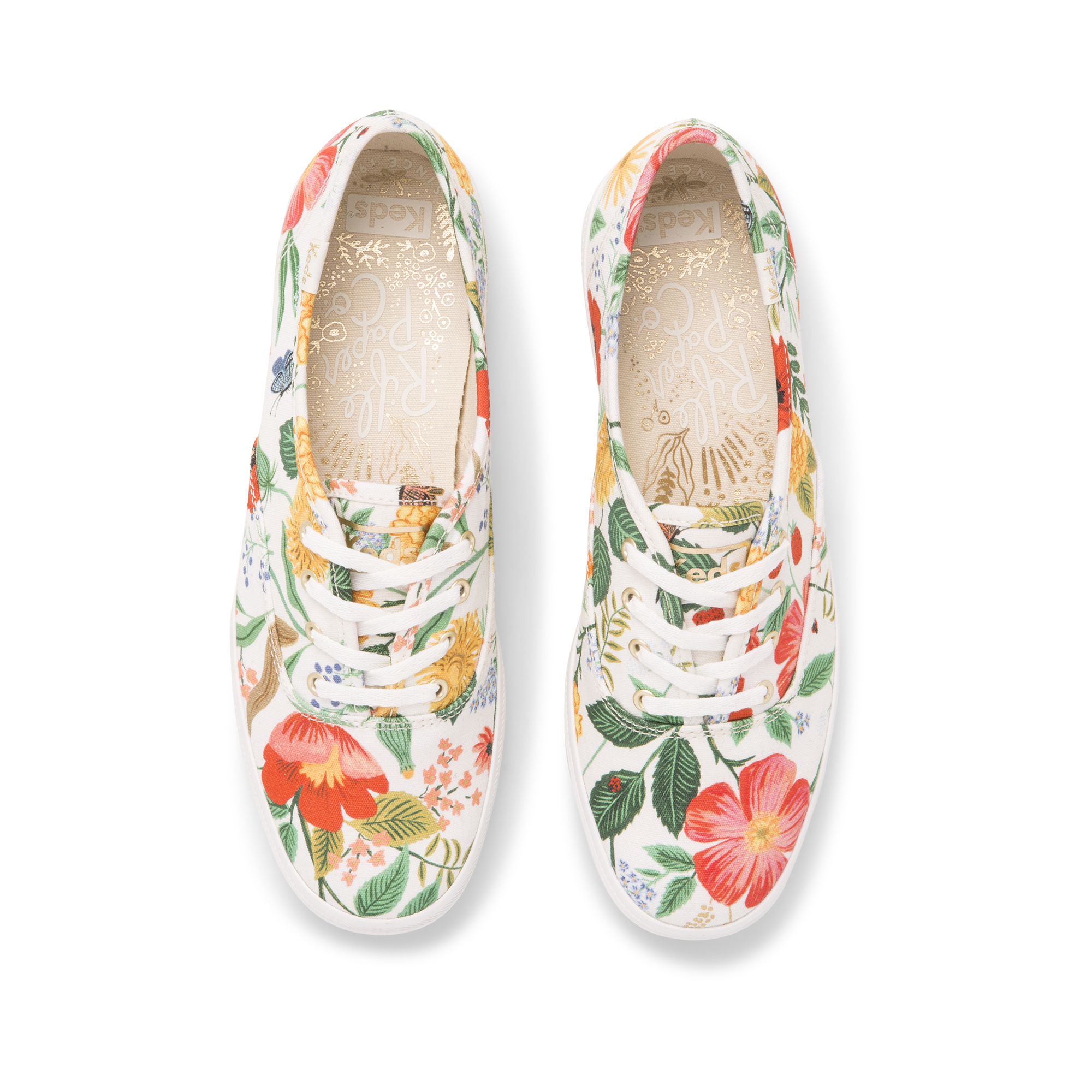 Giày Keds Nữ- Champion Canvas Rifle Paper Co. Botanical CVS White- KD065569