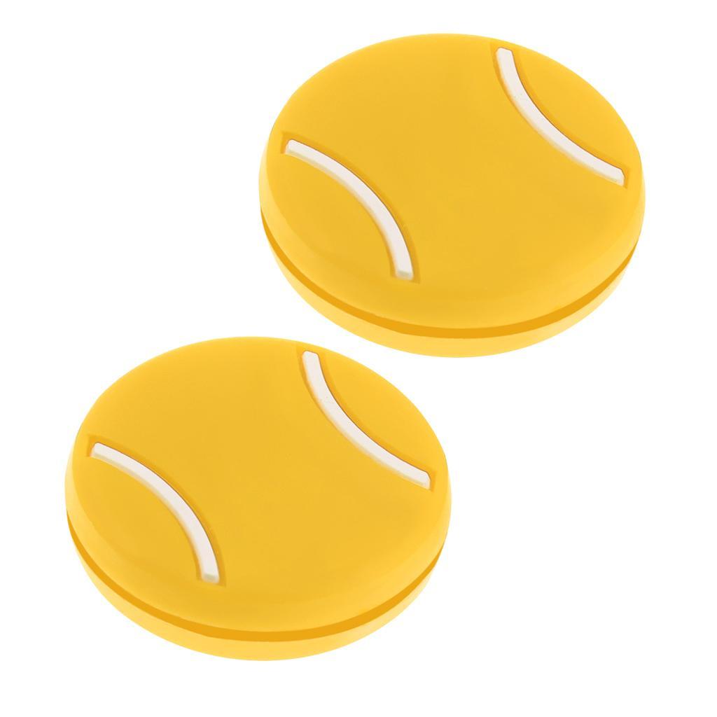 2 Pieces Tennis/Squash Racket Vibration Dampeners Shock Absorber Shockproof Damper