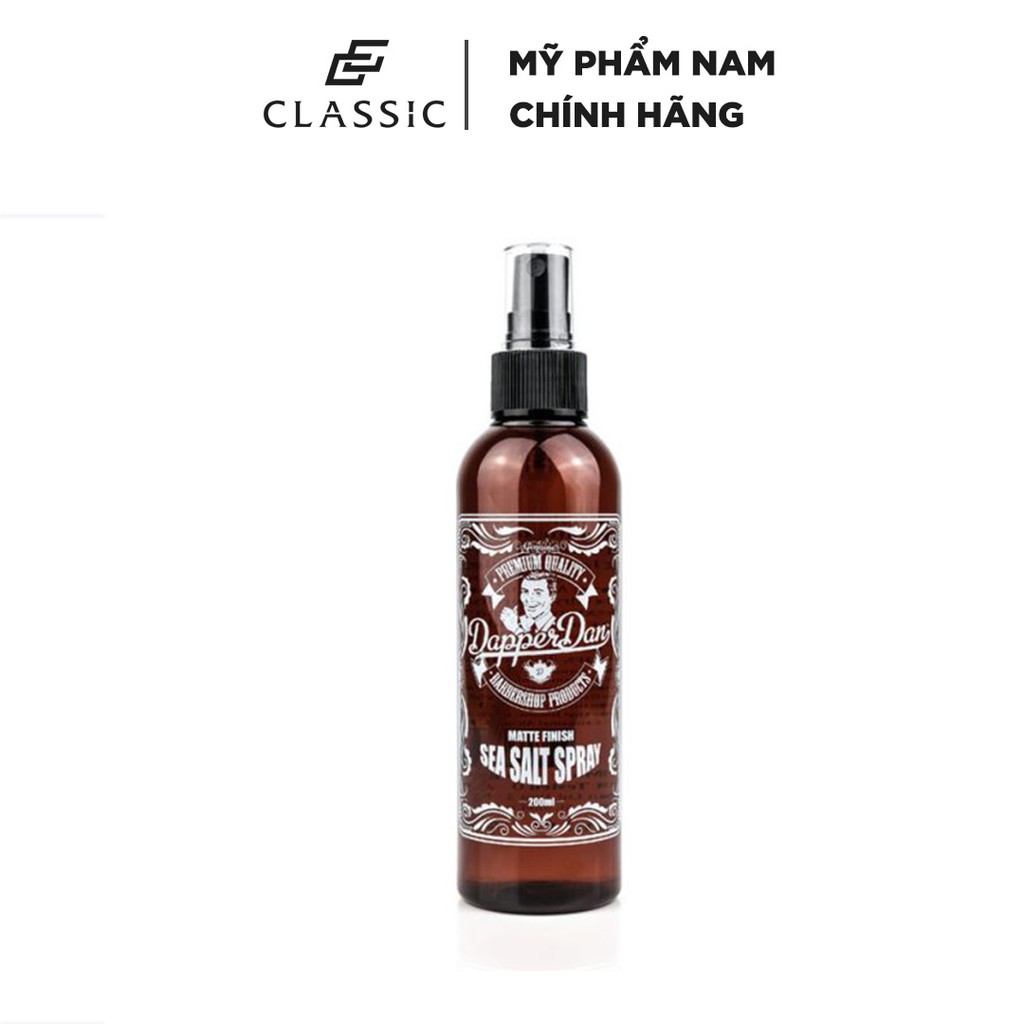 Xịt Tạo Phồng Tóc Dapper Dan Sea Salt Spray 200ml