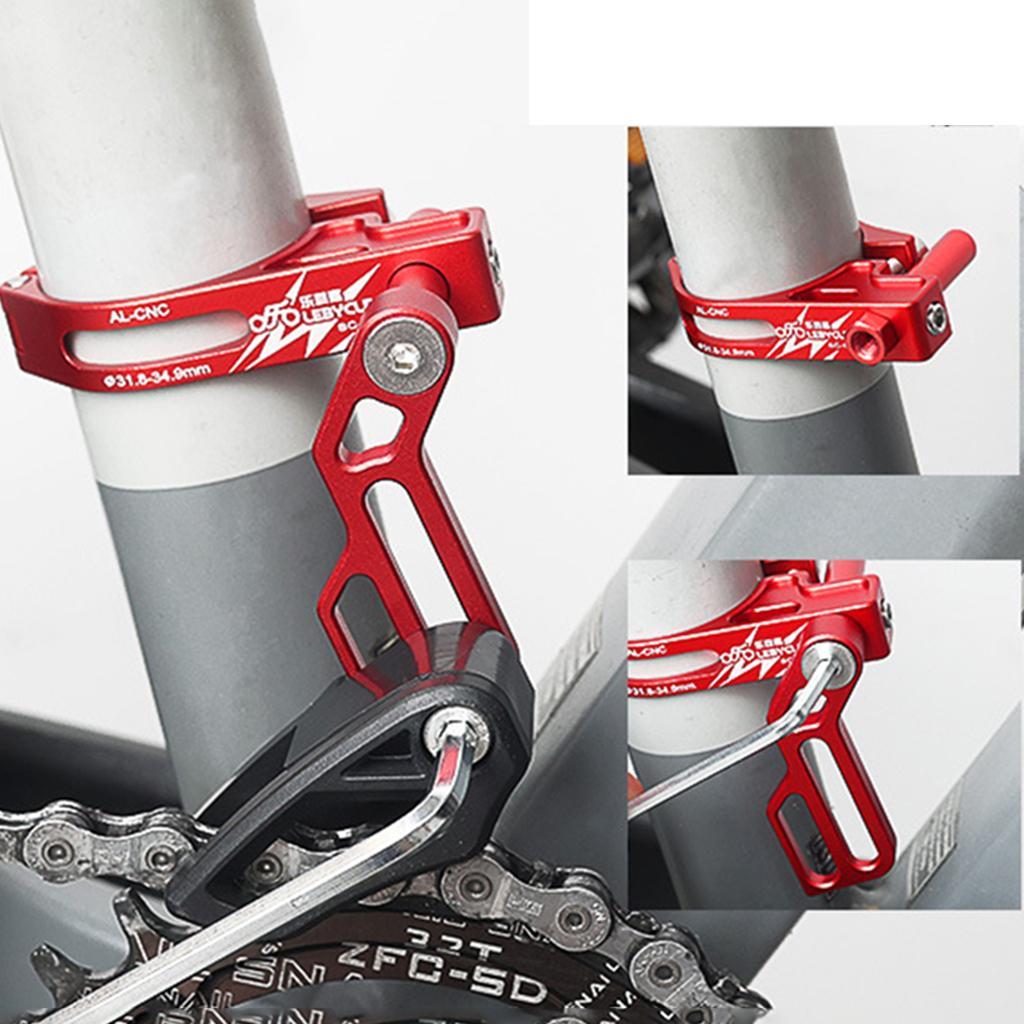 Aluminum Alloy Chain Guide  Bike Single  Part Universal red