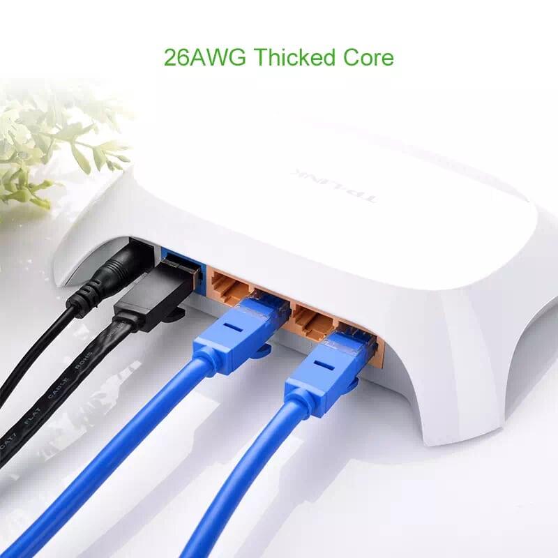 Ugreen UG11204NW102TK 5M Màu xanh Cáp mạng LAN CAT6 UPT - HÀNG CHÍNH HÃNG