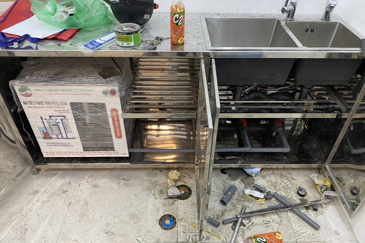 (Hàng chính hãng) Máy lọc nước thải Litero ACE1000I xử lý nước thải Phòng khám chuyên khoa nam học công nghệ oxy hoá bậc cao kết hợp lọc nano và than hoạt tính 1 bộ