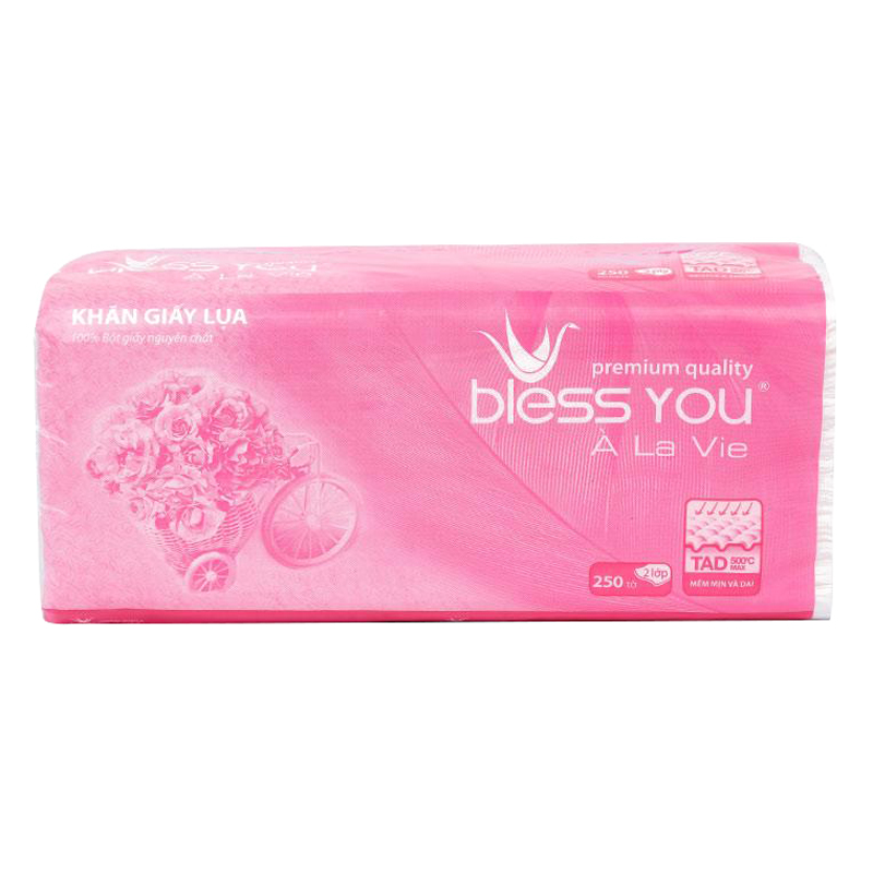 Khăn rút Bless You A'lavie 2L 250 tờ (bịch) - 124514 - [8934964124514]