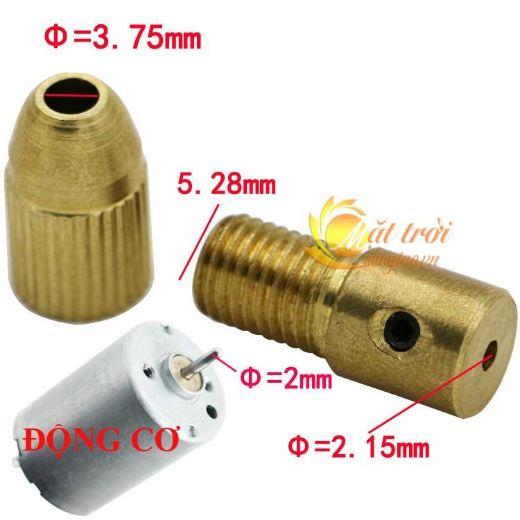 Đầu kẹp mũi khoan, khắc 5in1