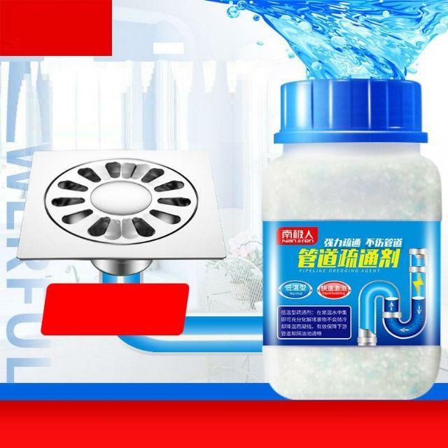 Bột thông cống lọ đa năng vuông Thông tắc bồn cầu ,vệ sinh bồn rửa , máy giặt , tẩy vết bẩn nhanh chóng