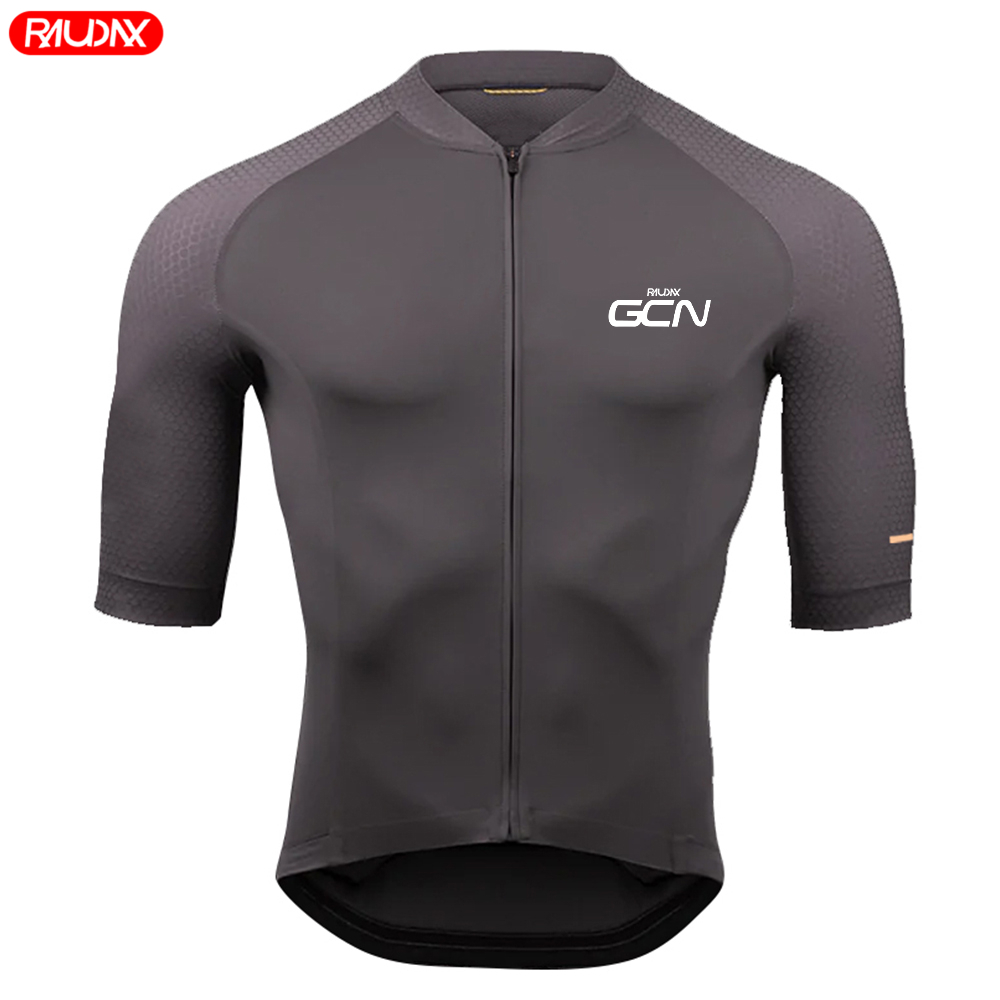 Raudax GCN Cycling Jersey Set Summer Short Tay áo ngắn MTB Bike Bike Xe đạp Maillot Ropa Ciclismo Suit Color: 8 Size: XS