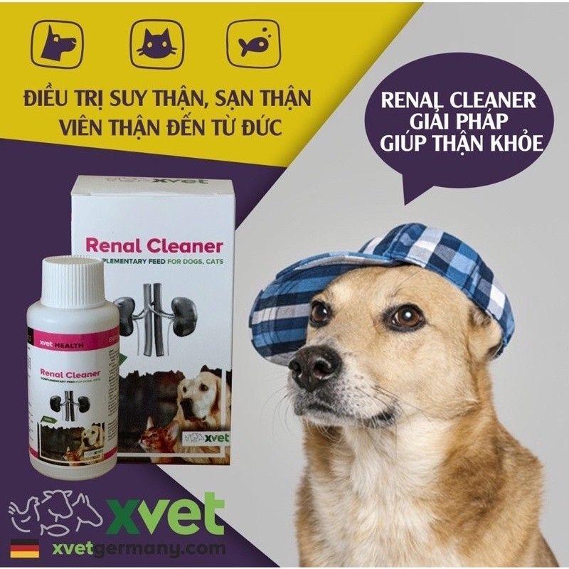 RENAL CLEANER siro hỗ trợ giải quyết các vấn đề về thận nhanh chóng và hiệu quả trên chó mèo - chai 50ml