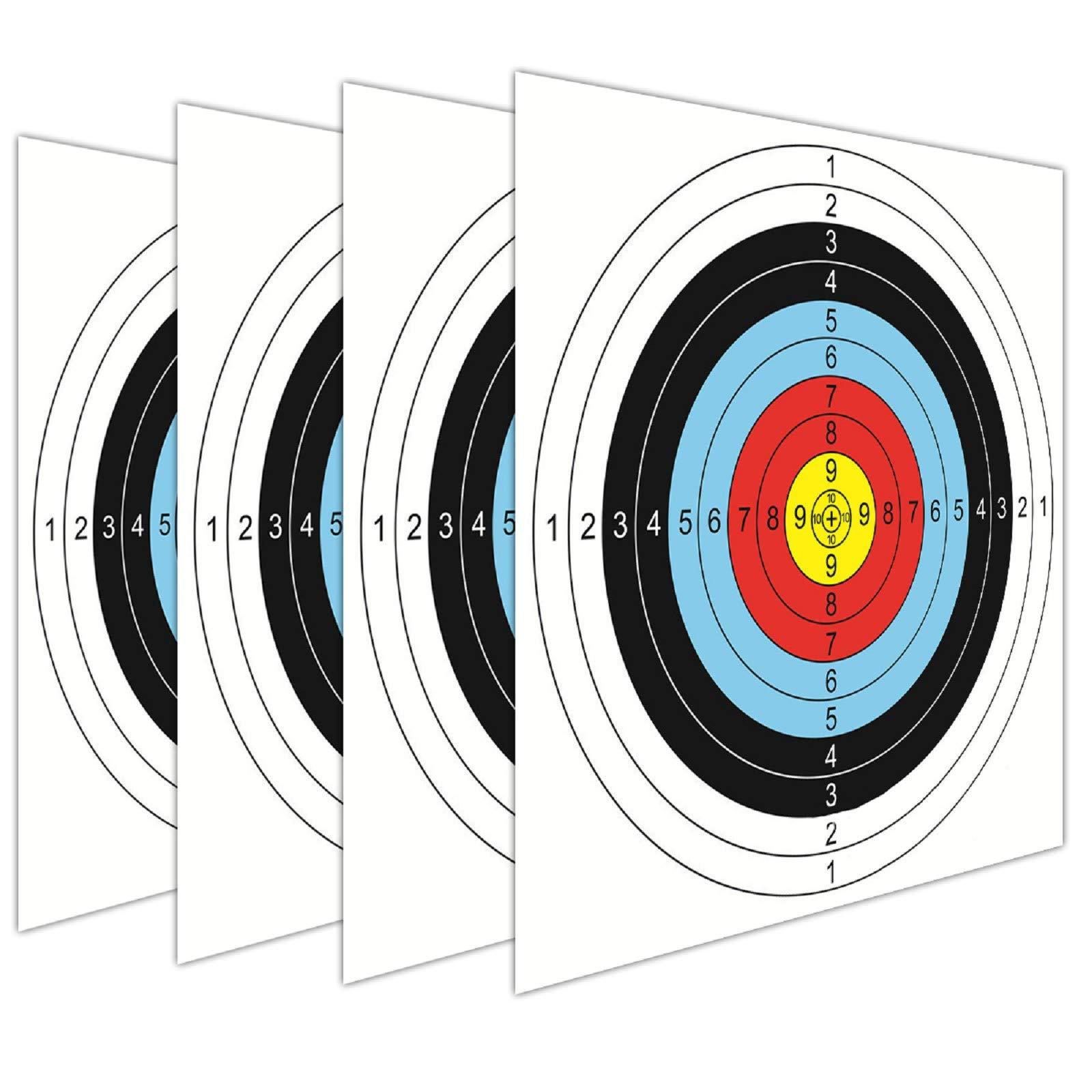 Bộ 30 mục tiêu giấy bắn cung 40 x 40 cm