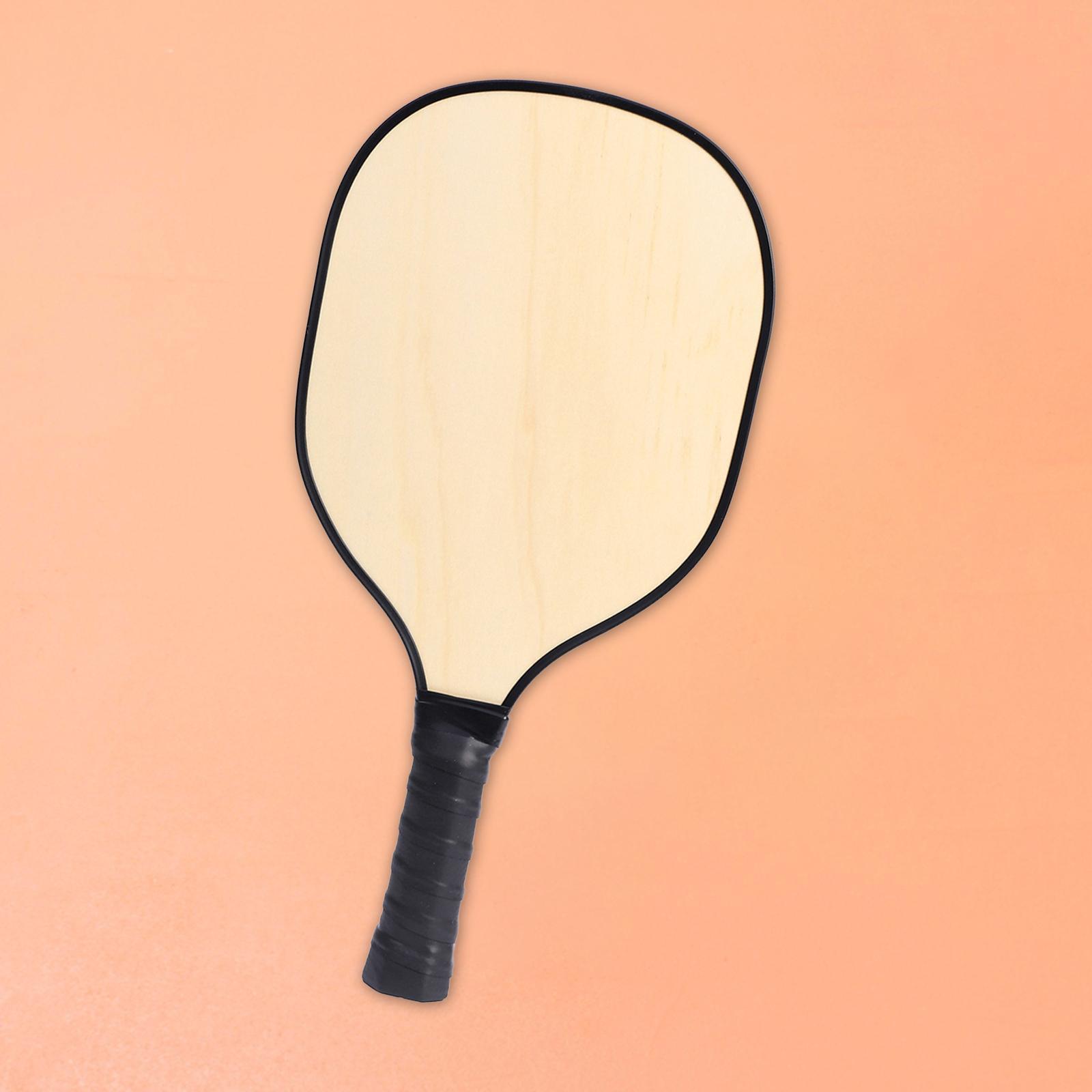 Wood Pickleball Paddles with Comfortable Gripping for Adults Play Practicing