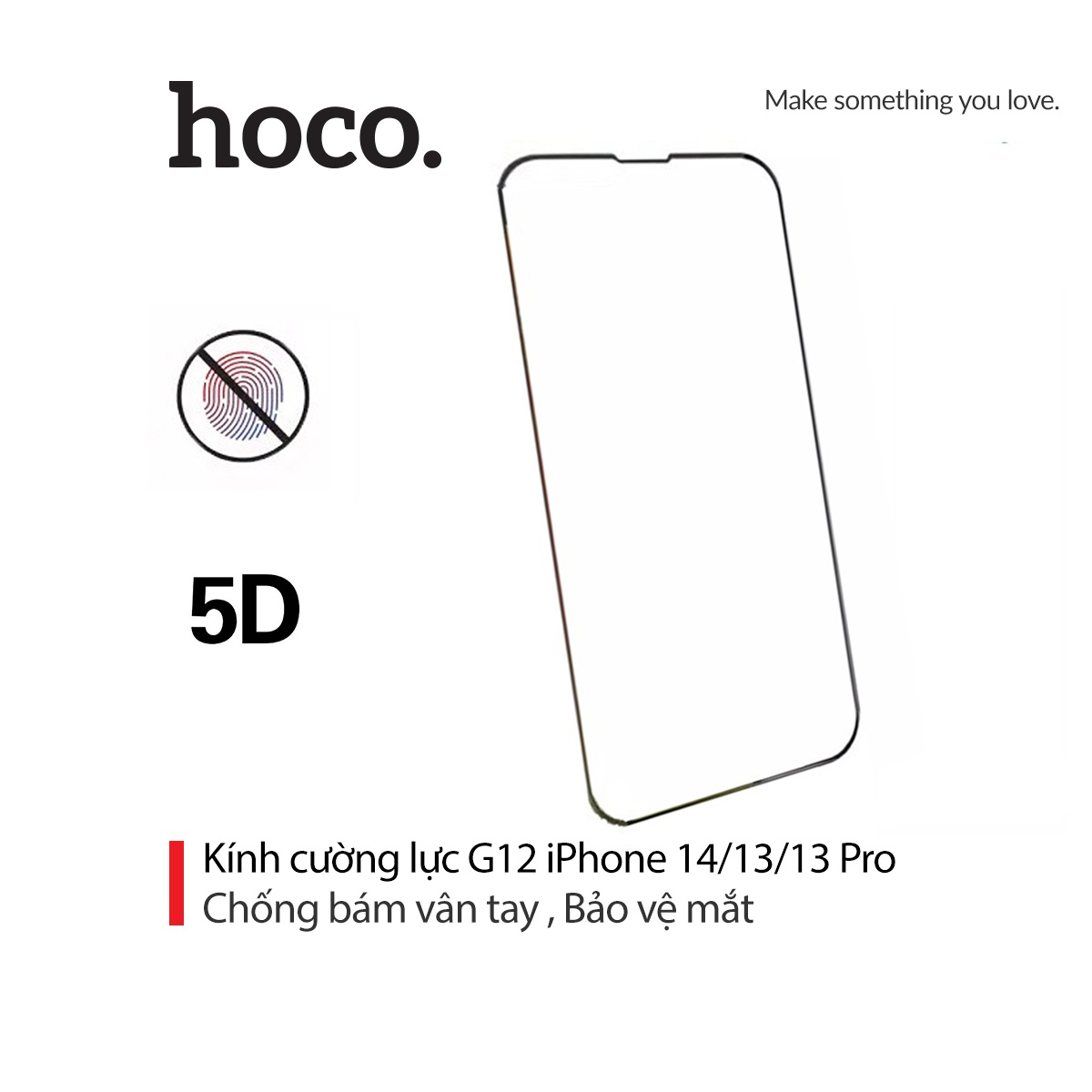 Kính cường lực full màn hình Hoco G12/cường lực hoco 5D cho iPhone xs max,11promax, 13,13pro,13promax,14,14pro,14promax inch - Hàng chính hãng