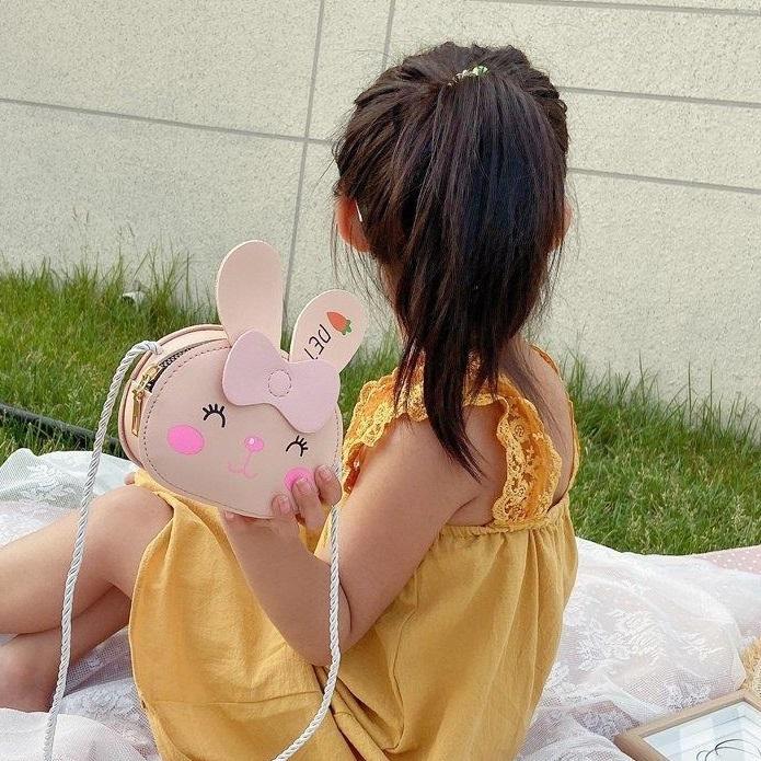 Túi Đeo Chéo Cho Bé Đi Chơi Kích Thước 10*13*4cm Hình Thú 5 Mẫu