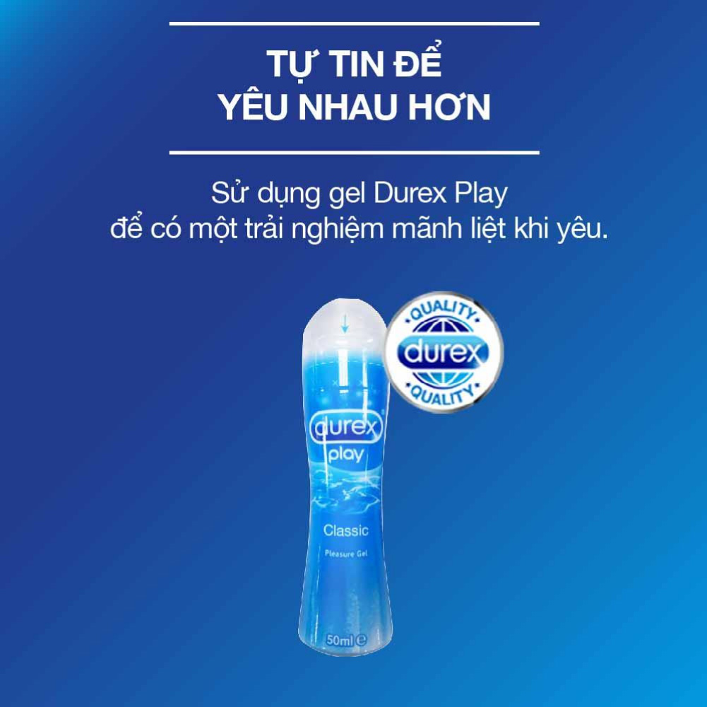 Bộ 3 Gel bôi trơn Durex Play Classic 50ml