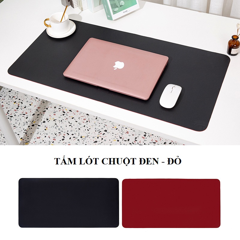 Miếng Lót Chuột Cỡ Lớn, Kích Thước 80x40cm, Da PU Cao Cấp 2 Mặt Tiện Dụng, Tấm Lót Chuột Cỡ Lớn, Tấm Trải Bàn Làm Việc, Hàng Nhập Khẩu