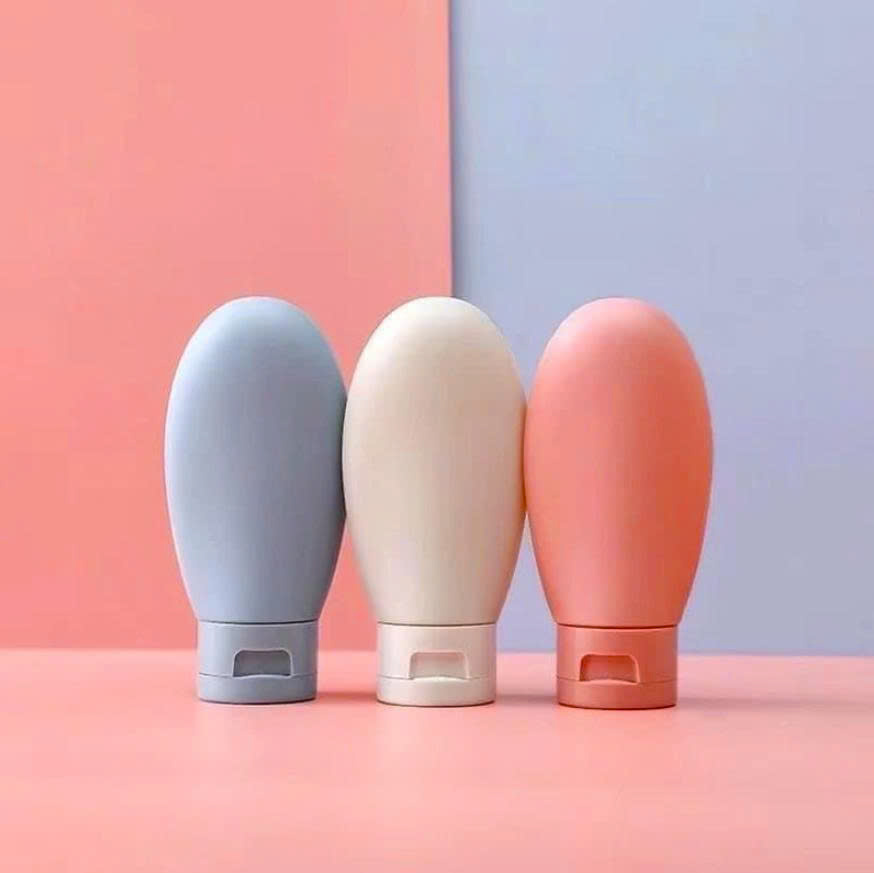 Set 3 lọ chiết dầu gội sữa tắm, combo 3 tuýt chiết mỹ 60ml kèm túi zip tiện lợi