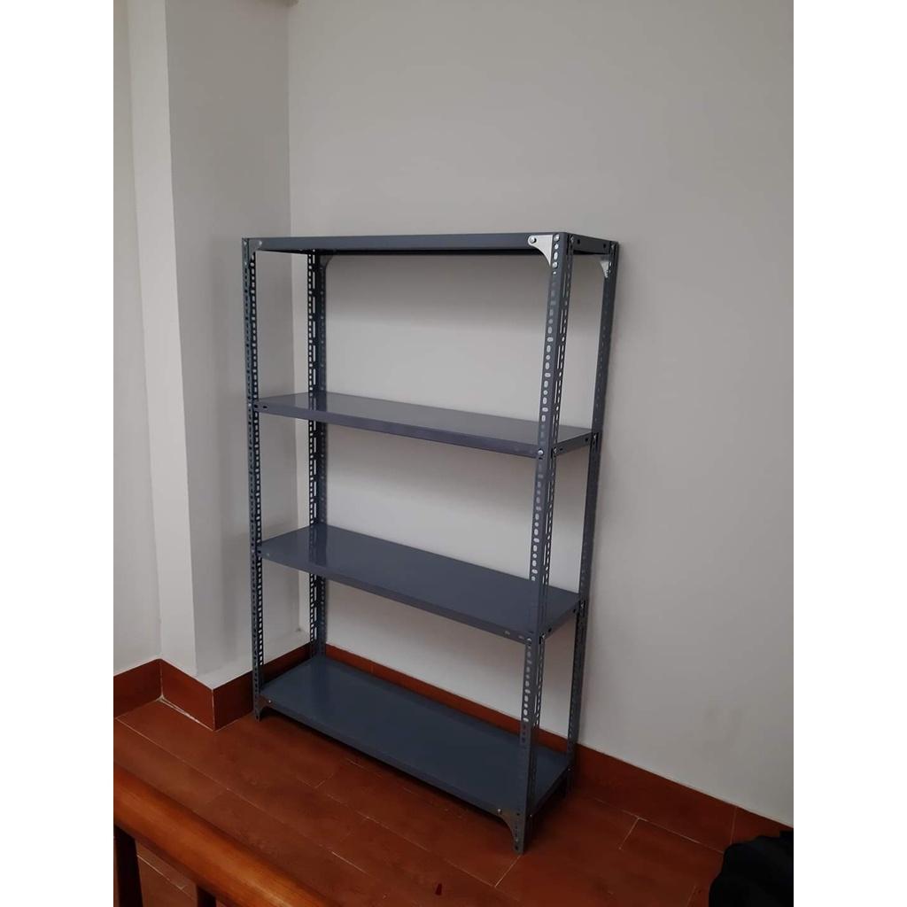 Kệ sắt v lỗ đa năng 4 tầng : dài 1.2m, rộng 0,3m, cao 1.5m