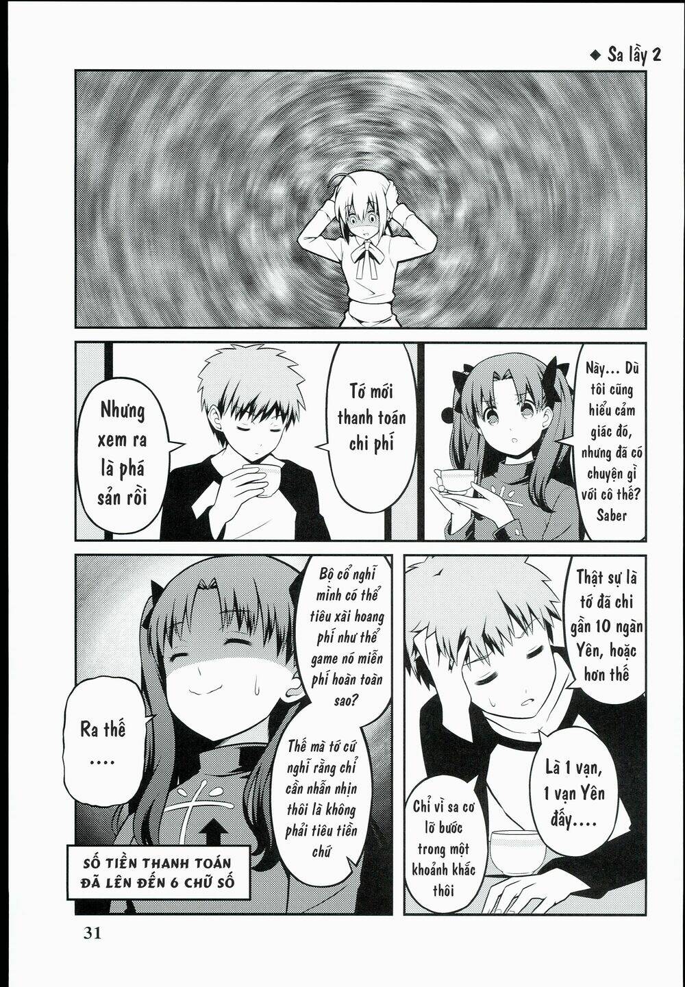 saber-san chơi fgo! chapter 1 33