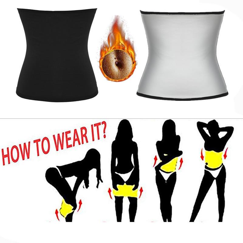 Phụ Nữ Eo Huấn Luyện Áo Xông Hơi Mồ Hôi Dây Tập Toàn Thân Underbust Điều Khiển Thun Giảm Béo Bụng Đai Mô Hình Đai Định Hình