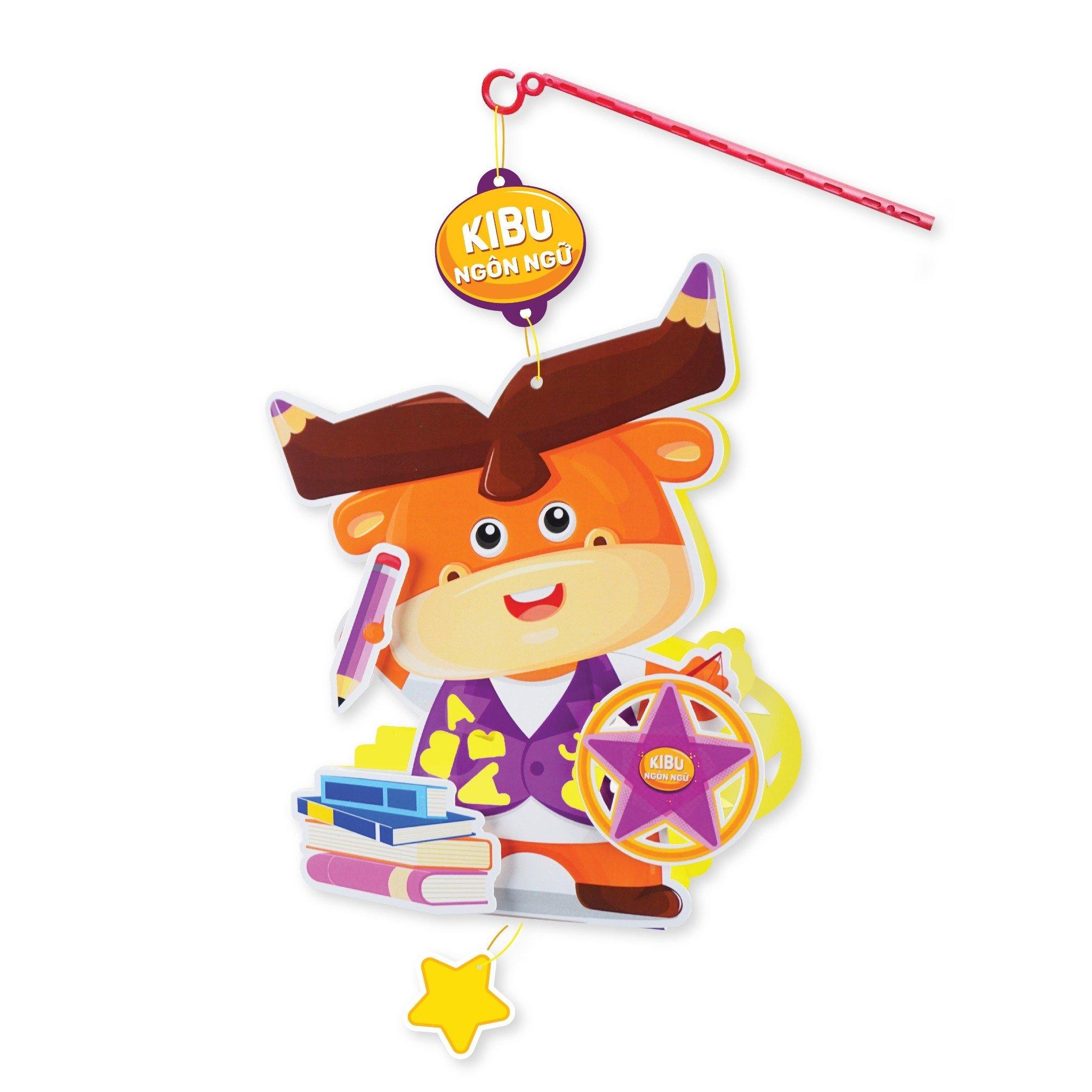 Lồng Đèn Sáng Tạo - Kibu Thông Minh - Ngôn Ngữ - Happy Kibu KB00624-002