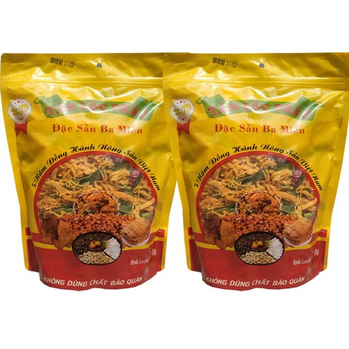 KHÔ GÀ LÁ CHANH COMBO 1KG - MỖI HŨ 500G