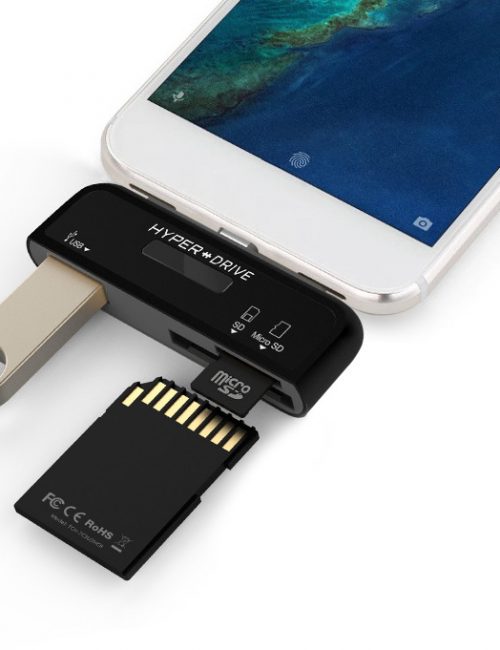 HYPERDRIVE 3-IN-1 CONNECTION KIT FOR USB TYPE-C SMARTPHONE, 2016 MACBOOK PRO &amp; 12″ MACBOOK - Hàng Nhập Khẩu