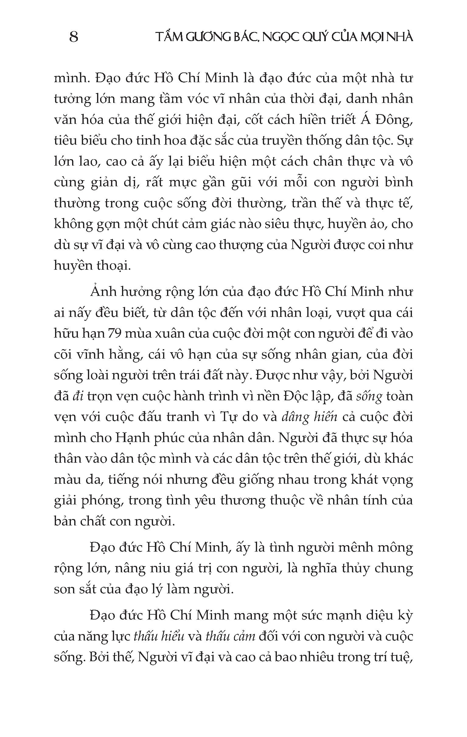 Tấm Gương Bác - Ngọc Quý Của Mọi Nhà: Mẫu Mực Về Đạo Đức, Đặc Sắc Về Phong Cách