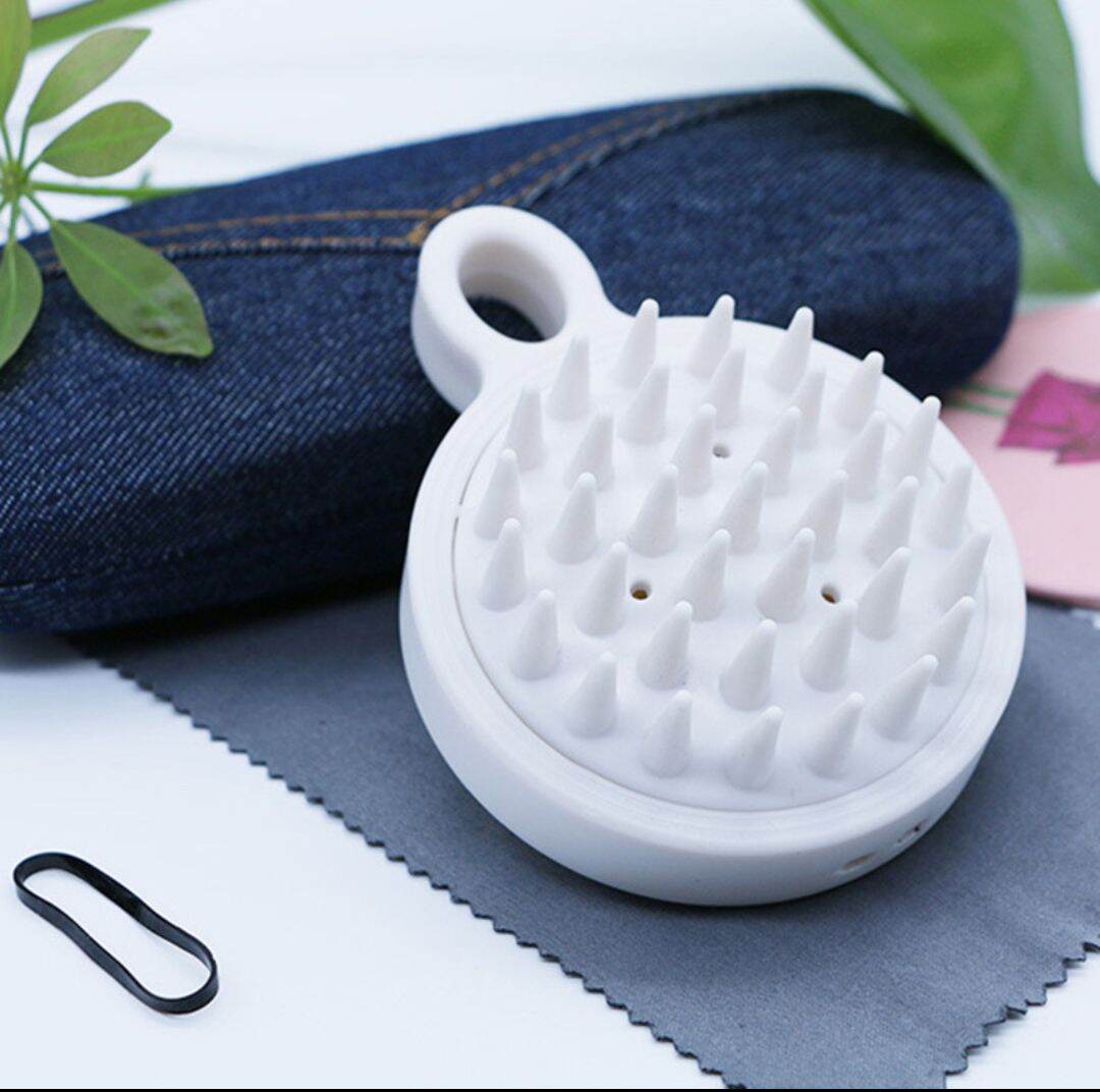 Lược Gội Đầu Silicone Nhật Bản Scalp Stimulating Brush massage da đầu kích thích mọc tóc