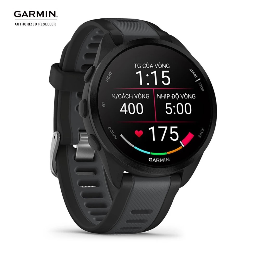 Đồng hồ thông minh chạy bộ Garmin Forerunner 165 Music_Mới, hàng chính hãng