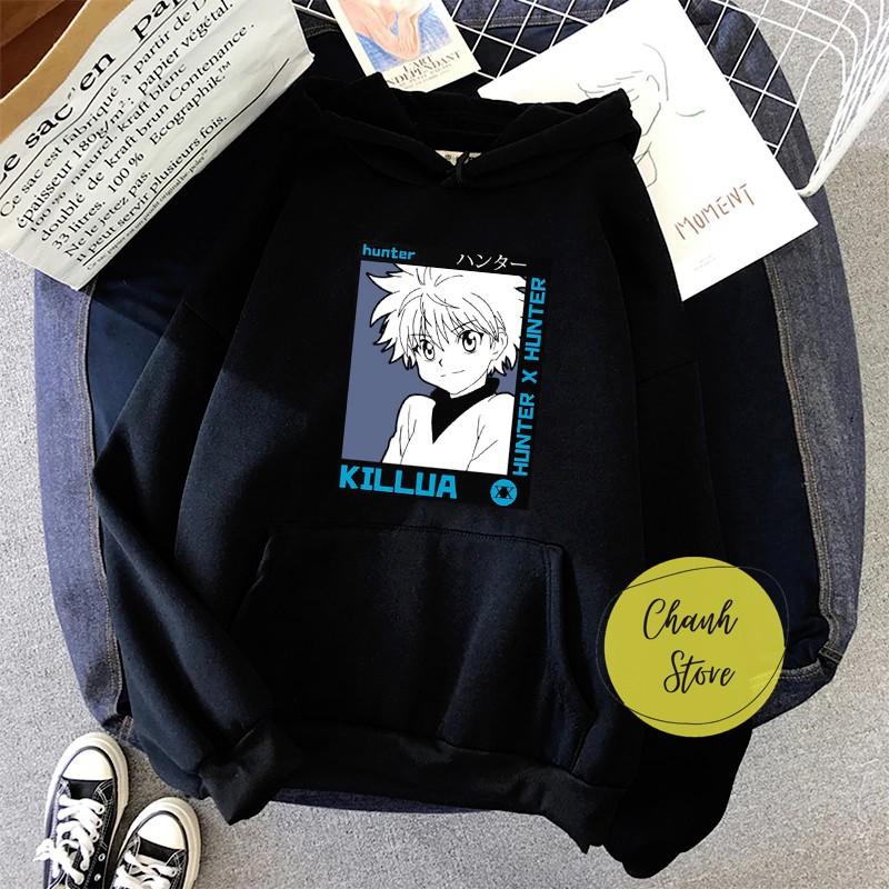 Áo Hoodie Unisex Oversize Killua Hunter x Hunter