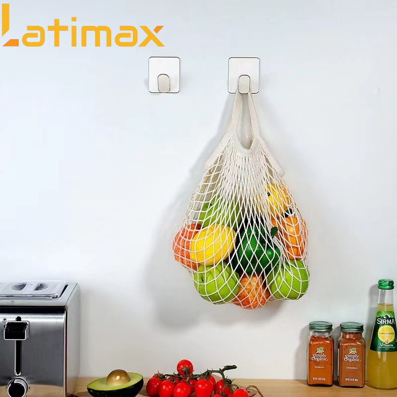 Móc Dán tường treo đồ Latimax MD06 chân vịt đế vuông chất liệu Inox 304 cao cấp chống han gỉ