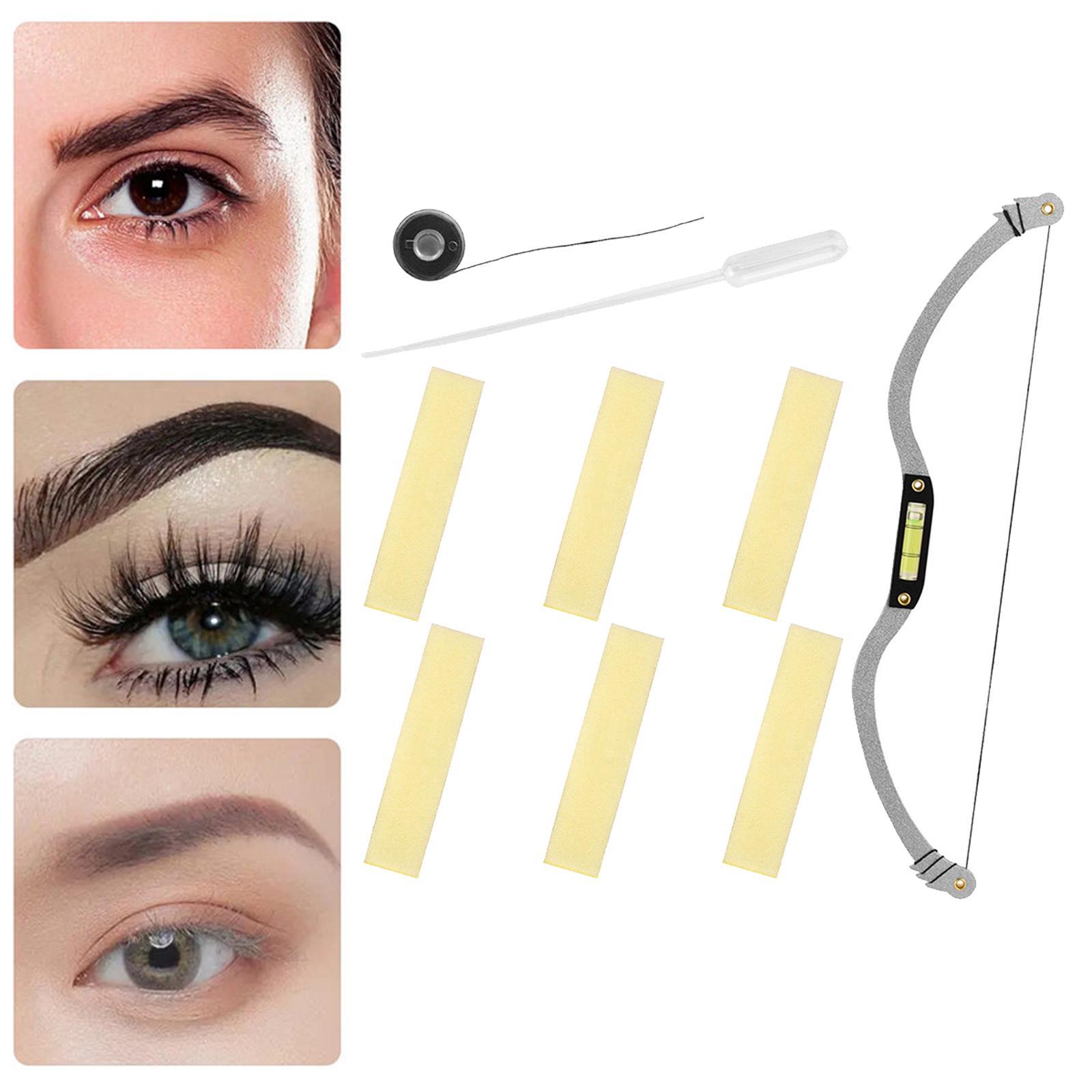 Eyebrow Ruler Positioning Tool Reusable Professional Shaper for Drawing Line