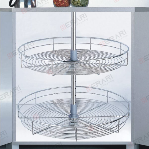Mâm xoay toàn phần Inox bóng cao cấp sợi tròn Gerari