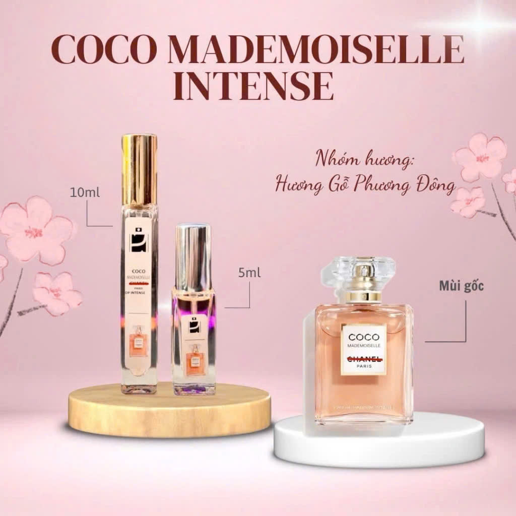 Tinh dầu nước hoa dạng xịt 5ml - 10ml Ch..a.n.e.l C.o.c.o Mademoiselle INTENSE (mùi nữ)