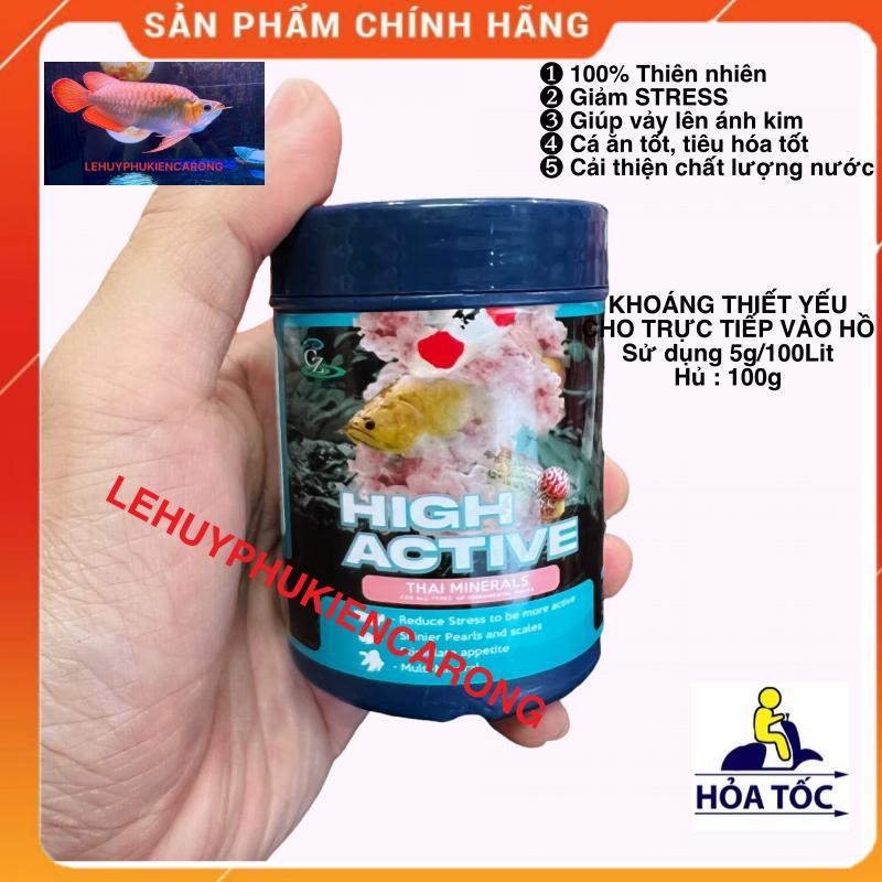 High Active Khoáng Chất Dành Cho Cá Rồng, Cá Hổ Và Cá La Hán Hủ 100g