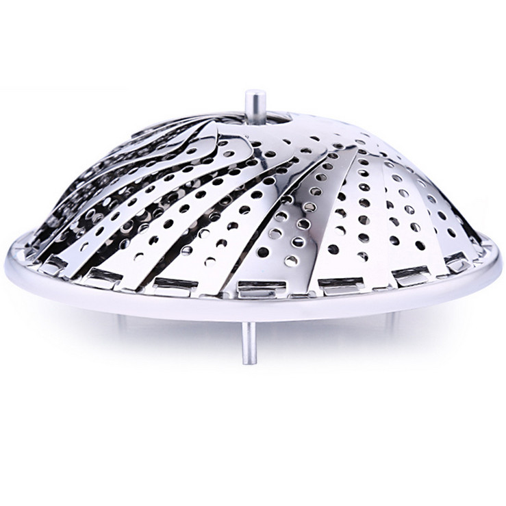 Vỉ hấp đa năng gấp gọn chất liệu inox dầy đẹp IN06
