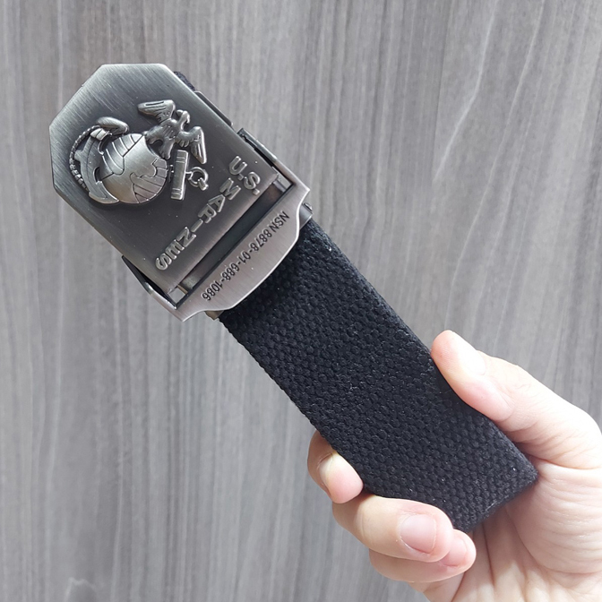 Dây thắt lưng lính - Thắt lưng nam - Dây nịt vải bố ARM-1257