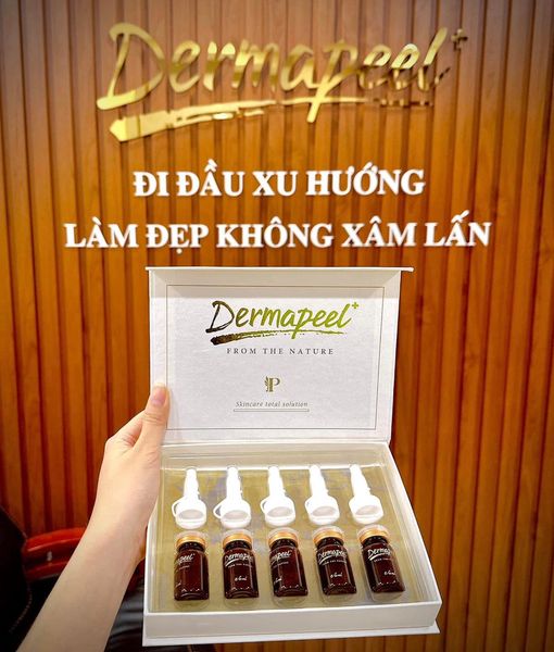 Tảo Trứng Cá Tuyết Dermapeel 1 lọ 6ml Giảm sưng, se cồi mụn, ngừa mụn tái phát Hạn chế thâm sạm sau mụn, da trắng hồng đều màu