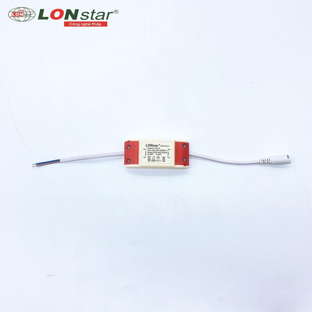 Chấn Lưu,Nguồn Driver , Tăng Phô Đèn Led LONstar 8W-12W Chế Độ 1 Màu,5 Loại Jack Cắm