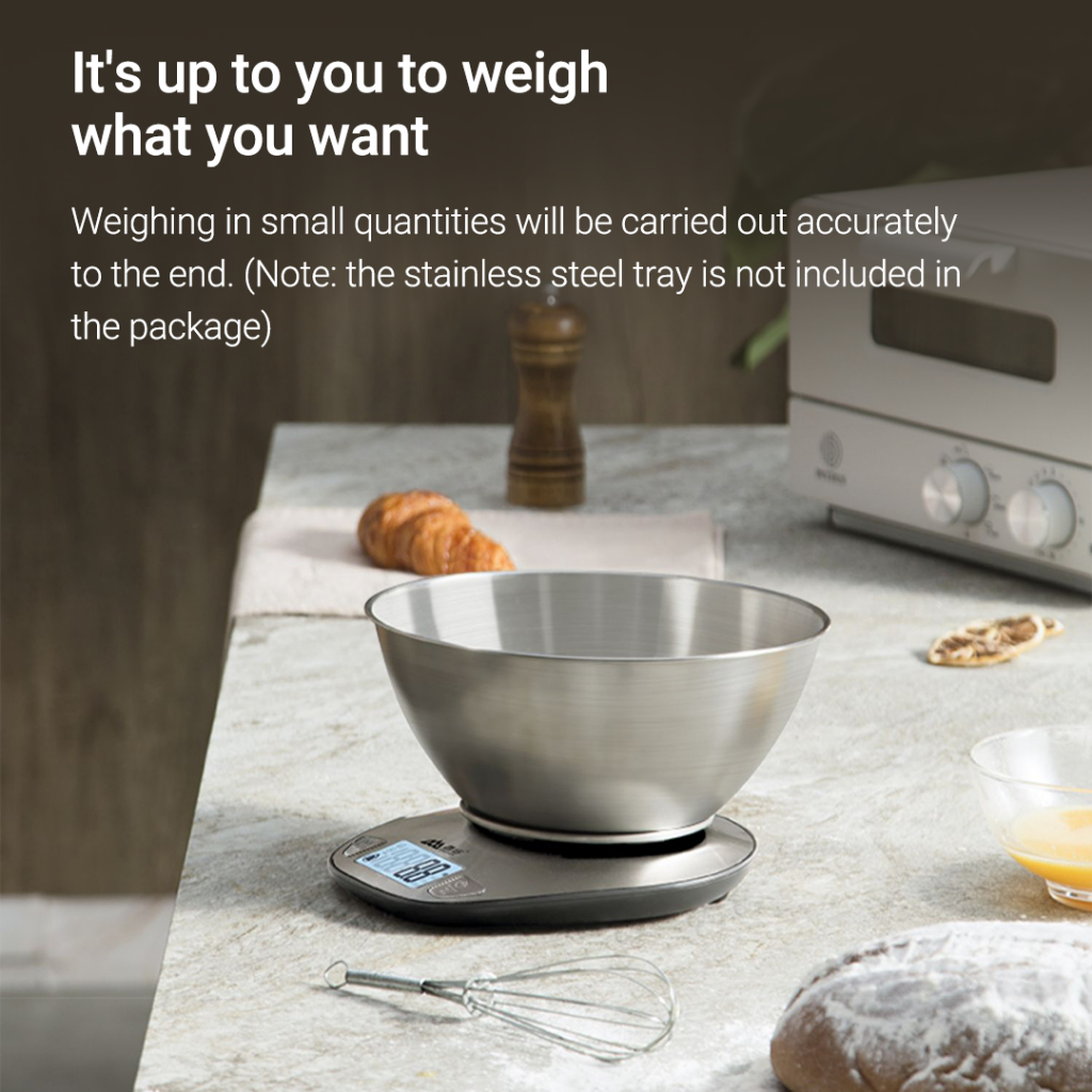Cân điện tử nhà bếp xiaomi youpin senssun 5kg độ chính xác cao cân 0,1g giá trị chính xác để nướng và nấu ăn