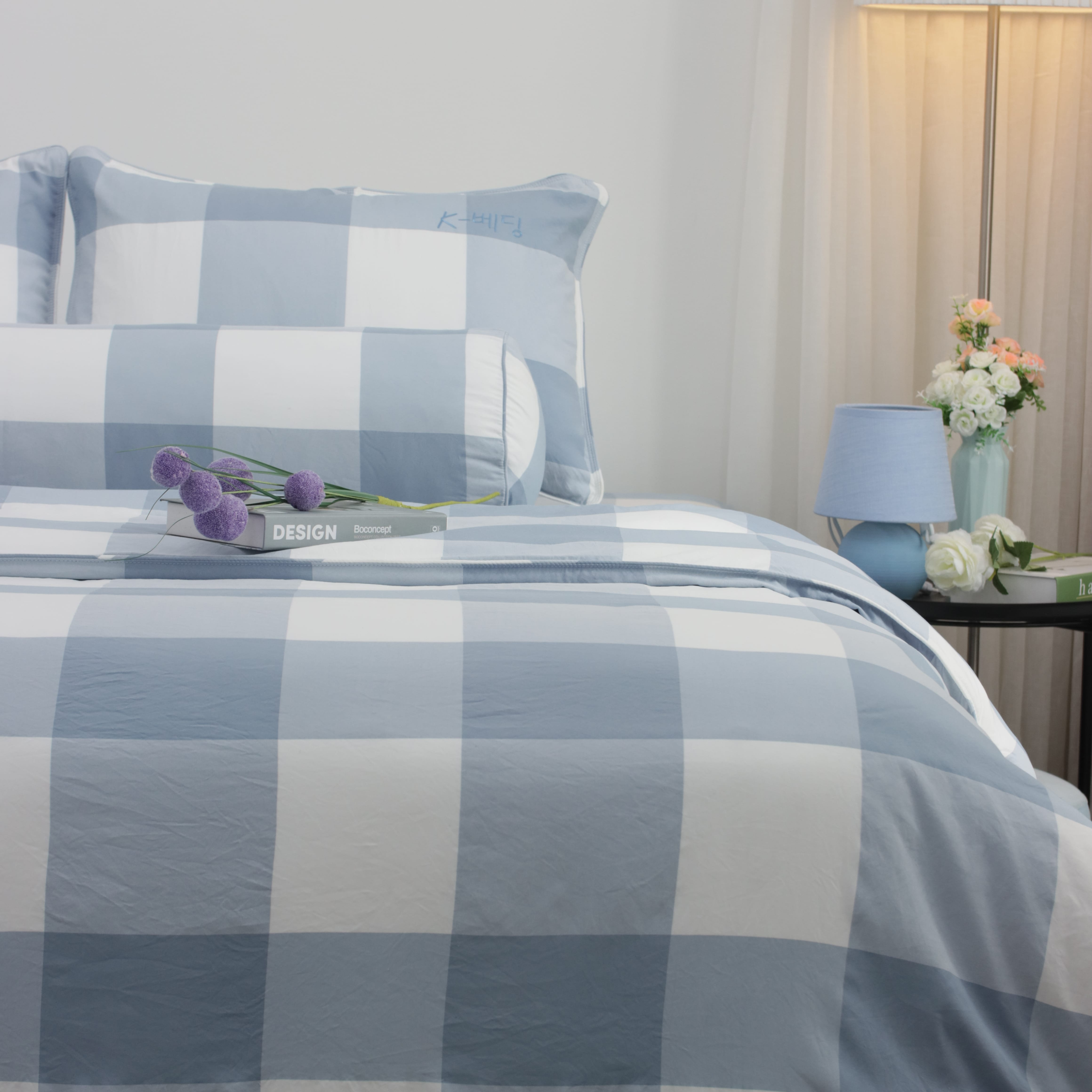 Bộ ga giường nhuộm sợi công nghệ Yarn Dyed K-Bedding KPCD 201