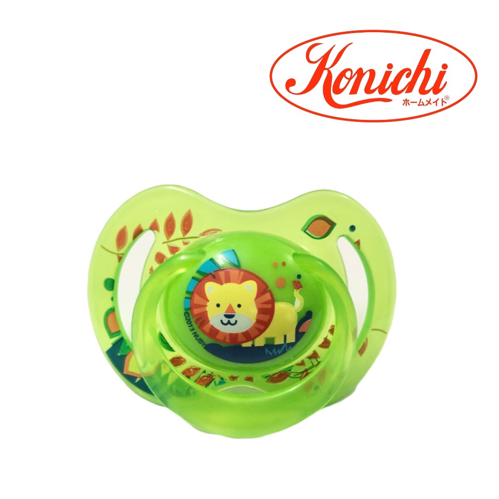[ 5795-XLA-Nuby ] Ty ngậm chỉnh nha Classic Oval ( 6-12m ), có nắp đậy