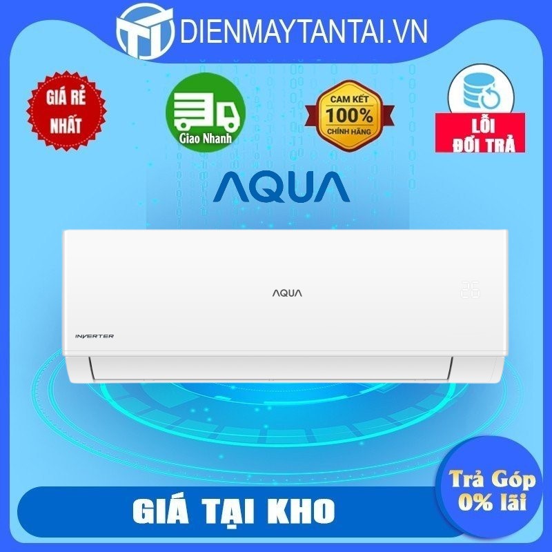 Máy lạnh Aqua Inverter 1.5 HP AQA-RV13QC - Hàng chính hãng ( Chỉ Giao HCM )