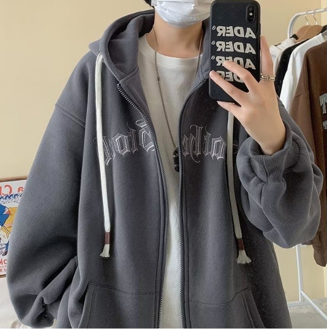 Áo Hoodie Áo Khoác Nỉ Hoodie Zip Hàng Quảng Châu Siêu Đẹp , Áo Khoác Nam Tay Dài Có Nón Thời Trang Hàn Quốc, Áo khoác hoodie zip nỉ thêu chữ TOMEIUHI