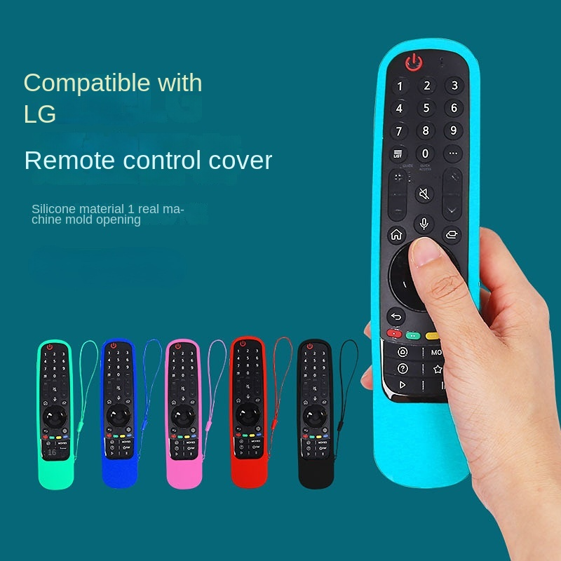 Vỏ silicone cho LG TV Magic Magic AN-MR19BA/MR18BA Bảo vệ điều khiển từ xa cho AN-MR600/MR650A/MR20GA AKB75855501