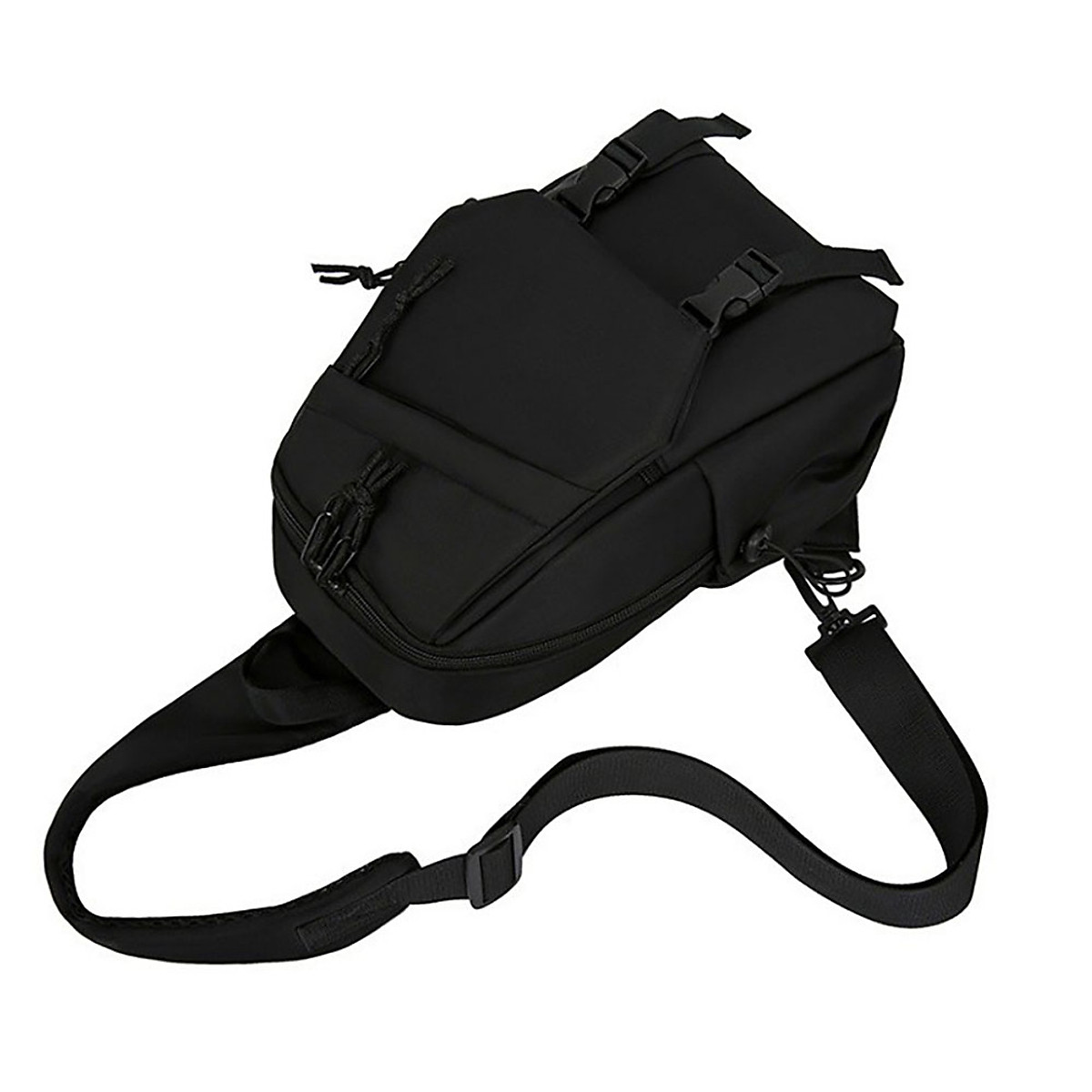 Túi đeo chéo Basic chống nước, tích hợp dây sạc USB unisex nam nữ phong cách thời trang-Dru-hàng chính hãng 